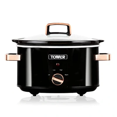 Image of Tower Infinity 3.5 Litre Slow Cooker with Rose Gold Accents