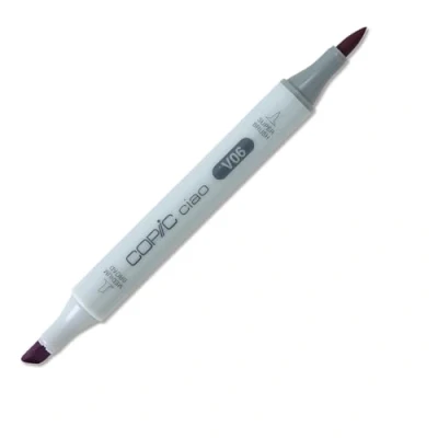 Image of Copic Ciao Coloured Marker Pen (V 06) Lavender, For Art &amp; Crafts, Colouring, Graphics, Highlighter, Design, Anime, Professional Beginners, Supplies Colouring Books