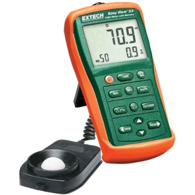 Image of Extech Instruments EA33 Easy View Light Meter with Memory