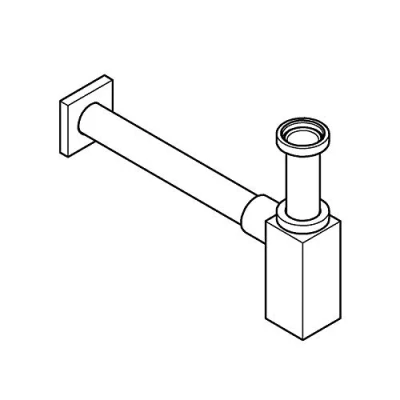 Image of GROHE Bottle Trap Supersteel 40564DC0