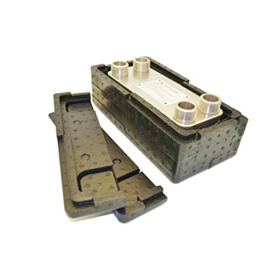 Image of Nordic Tec Ba 27 30 Heat Exchanger Stainless Steel Plates 175 kW 1 1/4 Inch (Plate with Insulation)