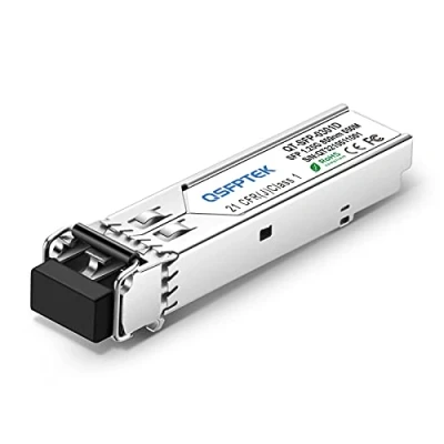 Image of QSFPTEK 1.25G Gigabit SFP Module, 1000BASE SX 850nm 550m DDM Multimode LC Mini GBIC Transceiver for Cisco GLC MMD/GLC MM, Ubiquiti UF MM 1G, Netgear, Mikrotik, D LINK, Other Open Switches
