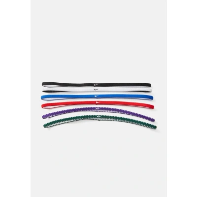 Image of Nike Flex Classic Slim Headbands 6PK Thin Elastic Hair Bands Sport Royal (6 Units)
