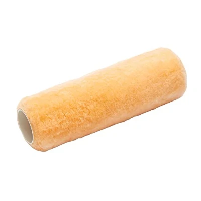 Image of ProDec PRRE010 9 inch x 1.75&quot; Medium Pile Sheepskin Paint Roller, Premium Quality Merino Wool for Painting with Emulsion and Masonry Paints on Interior Exterior Walls Ceilings, 9&quot;, Brown