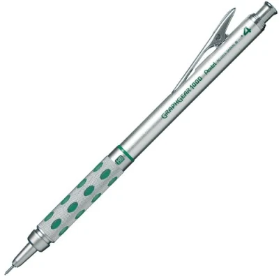 Image of Pentel Graph Gear 1000 Mechanical Drafting Pencil 0.4mm Green (PG1014)