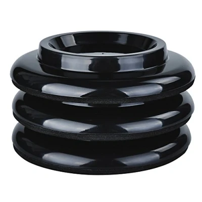 Image of KingPoint Grand Piano Caster Cups Set of 3 ABS Furniture Leg Pads Protection Black