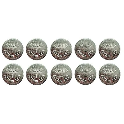 Image of 10 x 1.55V Button Coin Cell Watch Battery Batteries AG6 AG 6 LR920 LR69 LR921 GP371