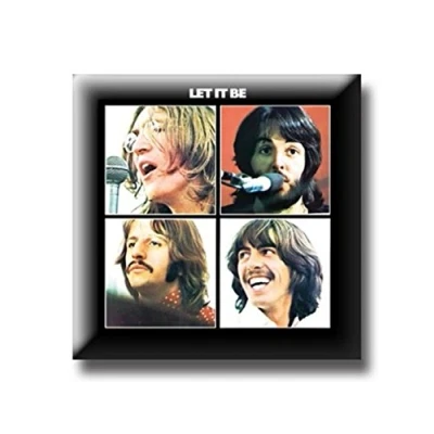 Image of The Beatles Let it Be Album Official Metal Pin badge One Size
