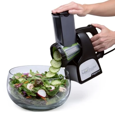Image of Presto 02970 Professional SaladShooter Electric Slicer/Shredder, Plastic, Black