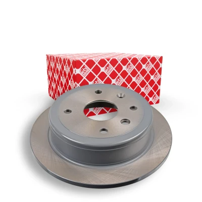 Image of 96549630 Brake disc FEBI BILSTEIN 108451 Rear Axle 258mm 10mm 4 Hole 114,3mm solid Coated CHEVROLET: Lacetti Hatchback, Estate
