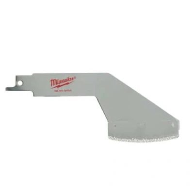 Image of Milwaukee Electric Tool 49 00 5450 Grout Removal Tool, 5&quot; L x 3.8&quot; W, Steel, Carbide, Silver