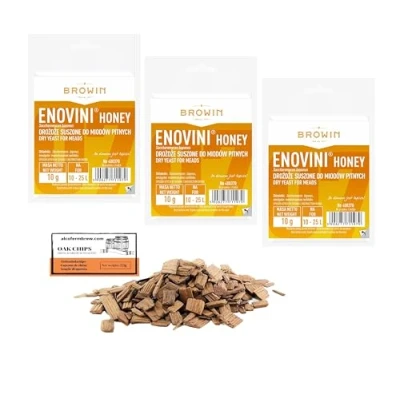 Image of 3 x Mead Yeast 10g/25L for Fermentation, Honey, Wine Yeast, Browin