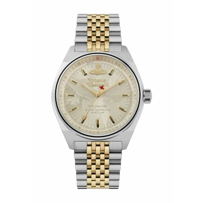 Image of Vivienne Westwood Lady Sydenham Womens Quartz Watch with Pale Grey Dial &amp; Stainless Steel Bracelet