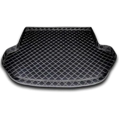 Image of NOLLAM Car Boot Mats for Chery Omoda 5 C5 2022 2023 2024,Leather Trunk Liner Cargo Carpets Waterproof Scratch Proof Non Slip Interior Accessories,C Black Beige