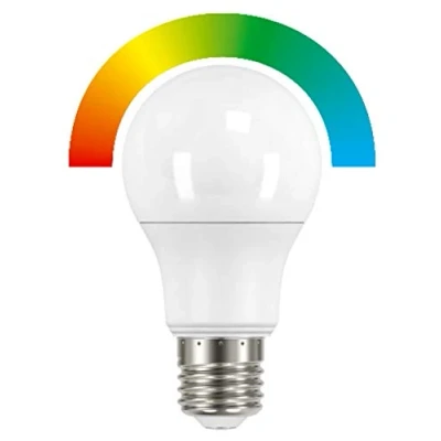 Image of Energizer 9W RGBW Colour Changing E27 GLS LED Opal Bulb ES with Remote Control