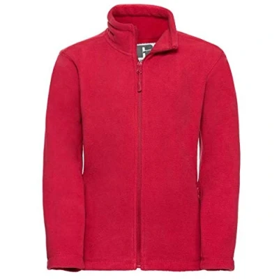 Image of Jerzees Schoolgear Childrens Full Zip Outdoor Fleece Jacket (11 12) (Classic Red)
