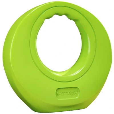 Image of SPORTNOW 8kg Kettlebell, Soft Kettle Bell with Wide Handle for Home Gym Weight Lifting and Strength Training, Green