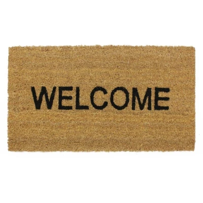 Image of JVL Welcome Latex Coir Doormat