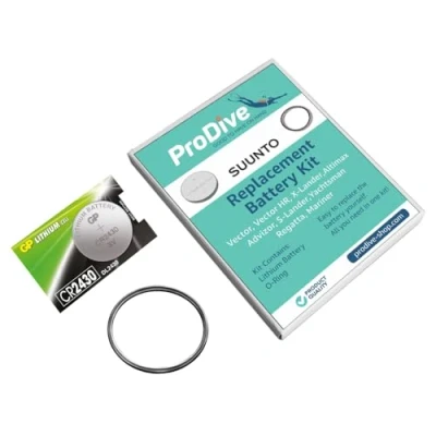 Image of ProDive Replacement battery kit for Suunto Vector, Vector HR, X Lander, Altimax, Advizor, S Yachtsman, Regatta and Mariner