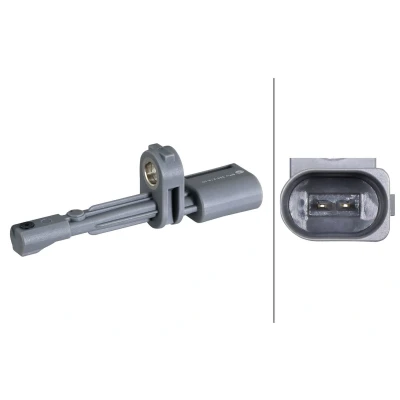 Image of WHT007147A, WHT007147B ABS Sensor HELLA 6PU 358 218 501 Hall 2 pin connector SKODA: Octavia 3 Combi, Schrägheck, SEAT: Ateca