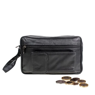 Image of Large Taxi Driver Bus Holiday Travel Business Money Cash Bag