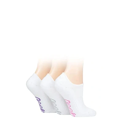 Image of Women&#039;s 3 Pair Jeep Bamboo No Show Socks White 4 8 Ladies