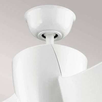 Image of Kichler Phree 3 Blade 142cm Ceiling Fan with LED Light White Remote Control