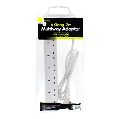 Image of Benross 6 Way 2m Extension Lead, 13A