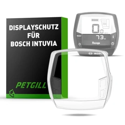 Image of PETGILL E Bike Screen Protector for Bosch Intuvia Display Protection Against Dust, Stones and Water Protective Cover Accessories