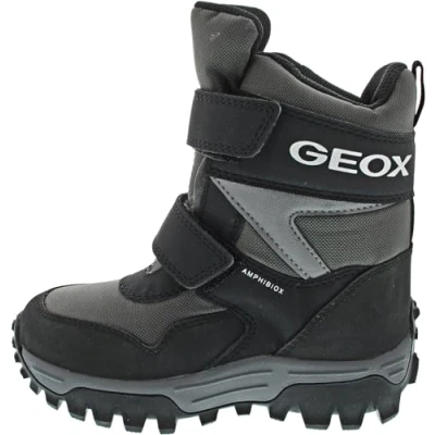 Image of Geox Himalaya BOY ABX Winter boots for kids, Size: 1, Anthracite/black Textile/synthetics