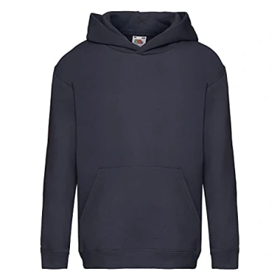 Image of Fruit Of The Loom SS873 girls&#039;s Children&#039;s Sweatshirt in Blue