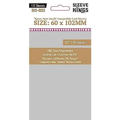 Image of Premium Card Sleeves Space Alert Small (60mm x 102mm) 110 per Pack