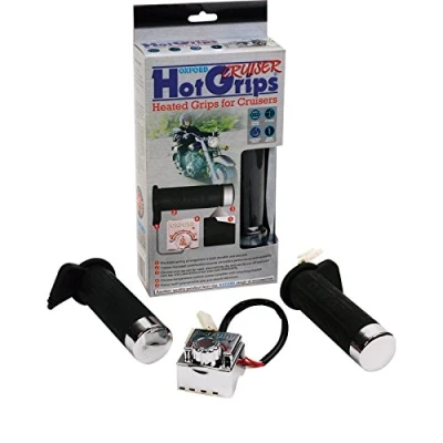 Image of Oxford OF697 Hotgrips CRUISER with Chrome switch