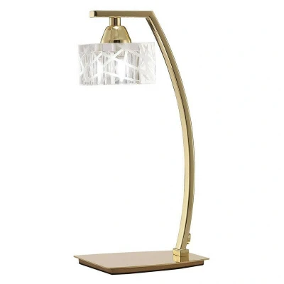 Image of Zen Table Lamp 1 Light G9, Polished Brass