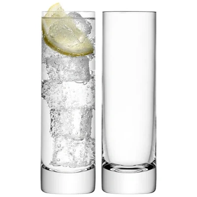 Image of LSA Bar Long Drink Glass 250ml Clear Set of Two