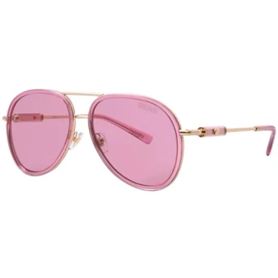 Image of Versace Unisex Sunglasses, Size: 60, Pink transparent