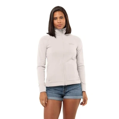 Image of Jack Wolfskin Women&#039;s Waldsee Hooded JKT W Fleece Jacket, Sea Shell, XXL