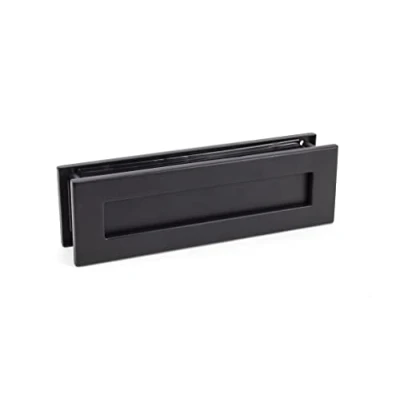 Image of From The Anvil Matt Black Traditional Letterbox