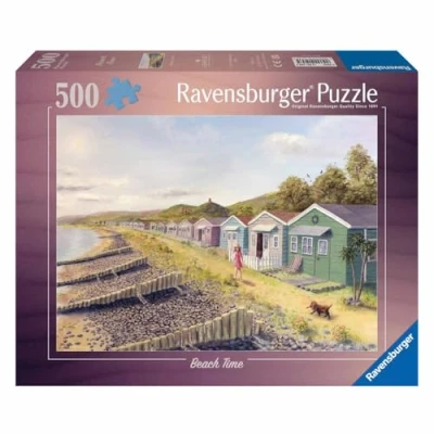 Image of Ravensburger Beach Time 500 Piece Jigsaw Puzzle for Adults and Kids Age 10 Years Up