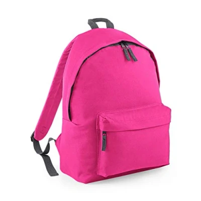 Image of BagBase BG125FUGP Original Fashion Backpack Fuchsia/Graphite Grey, Medium