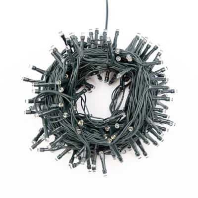 Image of The Christmas Workshop 73589 Set of 200 Warm &amp; Bright White Chaser Lights / 11 Light Modes/Indoor Outdoor Fairy 13.9m Length (200 Lights)