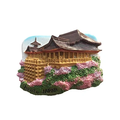 Image of Japan 3D Kyoto Refrigerator Magnet Resin Travel Souvenirs,Handmade Home &amp; Kitchen Decoration Fridge Collection Gift