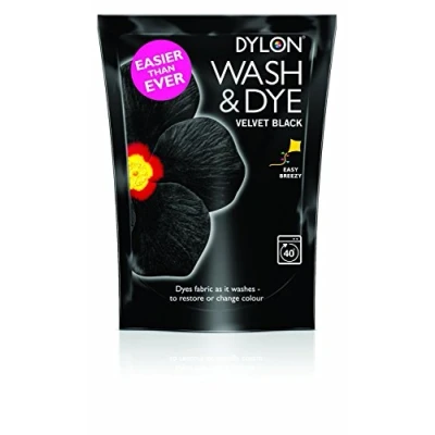 Image of DYLON Wash &amp; Dye Velvet Black 350g 7400430101x1