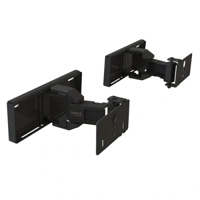 Image of Sanus Universal Extendable Soundbar Wall Mount Compatible with Most Soundbars, Under TV Speaker Mounts for an Easy &amp; Secure Installation of Your