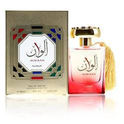 Image of Nusuk Alwaan Eau De Parfum Spray (Unisex) 100ml
