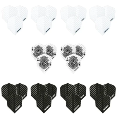 Image of Harrows Darts Flights (15 Total) I 100 Micron Dart Premium Extra Strong Made in UK Professional (Dimplex Pack)