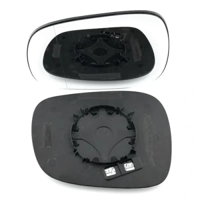Image of Clip on Heated Base Wide angle Wing Mirror Glass fits BMW X3 2010 to 2014 Right Driver Side