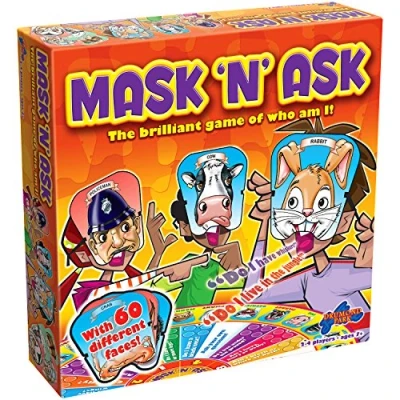 Image of Drumond Park Mask &#039;N&#039; Ask Board Game Family Games for Kids Guessing &amp; Preschool Learning Educational Toys Children Suitable 6 7 8 9+ Years Old