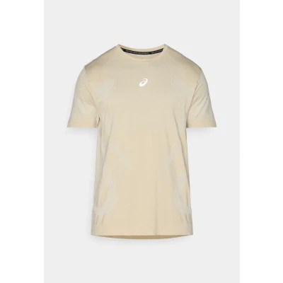 Image of Asics Seamless Sports Tshirt, Men&#039;s, Size: XS, Cream