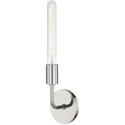 Image of Ava 1 Light Wall Sconce Polished Nickel